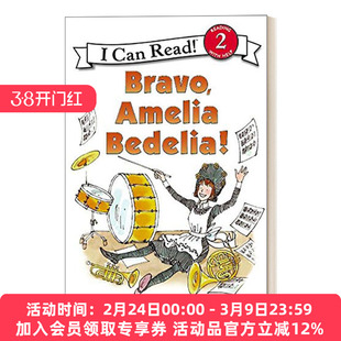 英文原版 Bravo Amelia Bedelia! 非常棒,阿米莉亚 糊涂女佣分级阅读 I Can Read Level 2 英文版 进口英语原版书籍