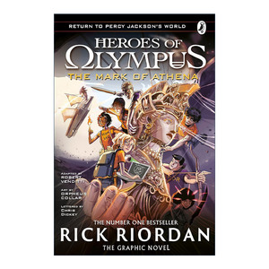 英文原版 The Mark of Athena The Graphic Novel Heroes of Olympus Book 3 波西·杰克逊奥林匹斯英雄系列漫画3 雅典娜之印