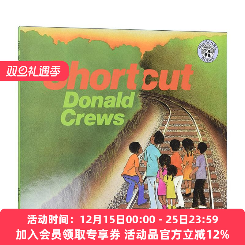 英文原版 Shortcut 近路 父母选择金奖 儿童绘本 凯迪克奖得主Donald Crews 英文版 进口英语原版书籍