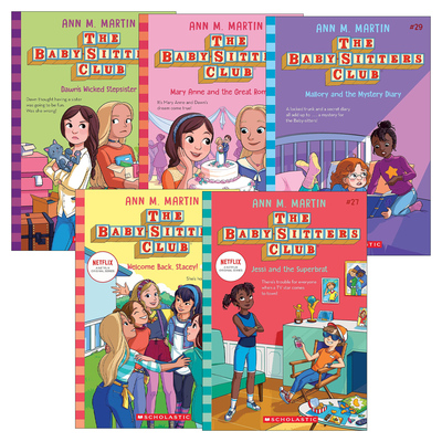 英文原版 The Baby-sitters Club 保姆俱乐部小说系列27-31册 英文版 进口英语原版书籍
