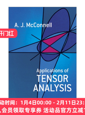 张量分析应用 英文原版 Applications of Tensor Analysis A. J. McConnell 英文版 进口英语原版书籍