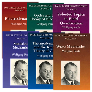 华研原版 英文原版 Pauli Lectures on Physics 泡利物理学讲义系列1-6册 Wolfgang Pauli 英文版 进口英语原版书籍
