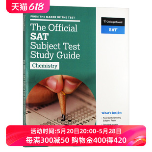 Subject Test Official SAT The Chemistry SAT官方科目学习指南 Study 英文原版 化学 进口原版 Guide英文版 英语考试书