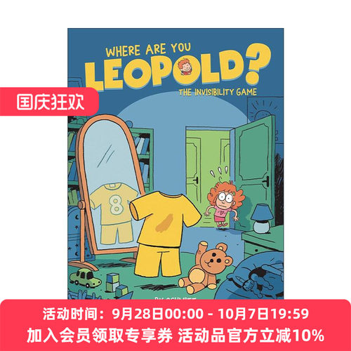 英文原版 利奥波德你在哪 卷一 Where Are You Leopold 雅思词汇漫画书 英文版 进口英语原版书籍