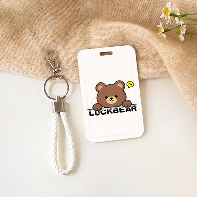 卡通小熊卡套学生证件行李箱登机