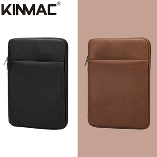 皮革商务360度防撞防震笔记本电脑内胆包适用华为mate13.3苹果14小米保护套平板pro15.6联想16英寸男女潮 时尚