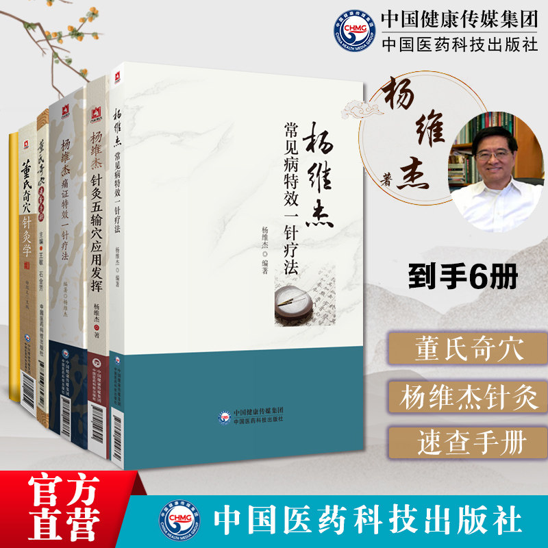 董氏奇穴6本董氏奇穴针灸学杨维杰痛证特效一针疗法针灸五输穴应用发挥常见病特效一针疗法董氏奇穴速查手册董氏奇穴经穴对照挂图