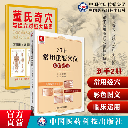 董氏奇穴与经穴对照大挂图杨维杰师董景昌董氏奇穴人体经络正经新穴位速查70个常用重要穴位临证精解人体经络特效秘验腧针灸刺艾灸