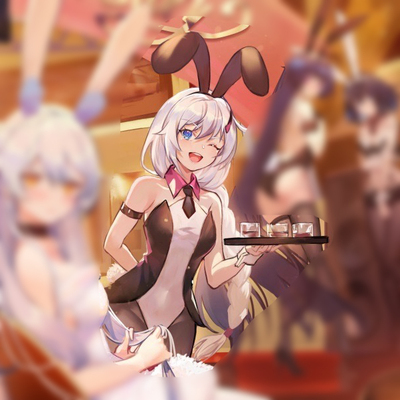 【千寻家】崩坏3女武神限定兔女郎cos服定制 bunny 卡莲cosplay