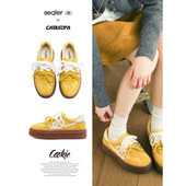 休闲鞋 增高厚底板鞋 德训鞋 25新款 曲奇系列 猫与沙发×aeqller