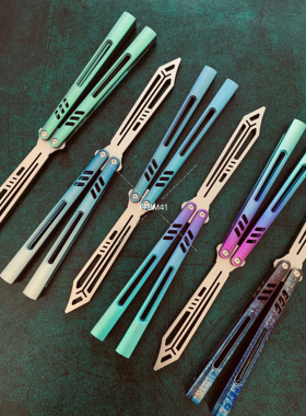 THEONE折叠刀执行官REP蝴蝶未开刃花式甩手刀BRS露营防身刀水果刀