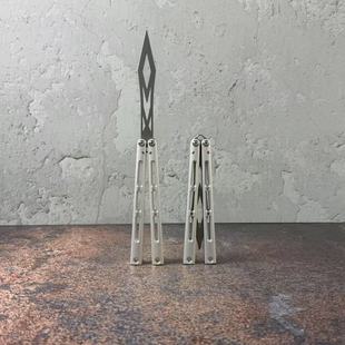 班输造物Pagos帕戈花式蝴蝶刀新手练习刀入门玩具刀未开刃