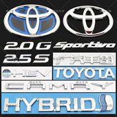 HEV车标 2.5S 丰田HYBRID后尾箱标 23年八代凯美瑞车标 2.0G