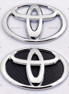 适用于丰田前后车标凯美瑞皇冠锐志花冠威驰卡罗拉方向盘车标志贴
