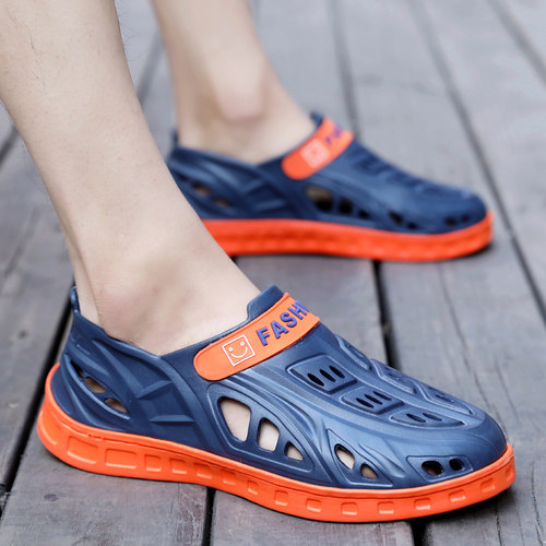 低帮防滑韩版塑胶洞洞鞋