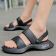 两用凉鞋 无味学生运动防臭凉拖越南外穿 男士 个性 罗马一字沙滩拖鞋