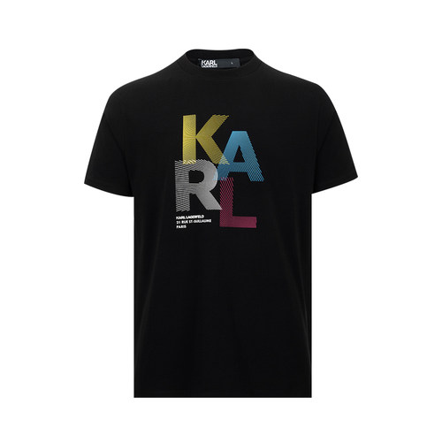 KarlLagerfeld字母logo短袖T恤