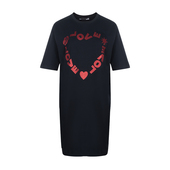 Love Moschino莫斯奇诺字母爱心印花女士短袖 连衣裙春夏精选XY