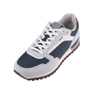 男2026年新品 圆头系带低帮生活休闲鞋 Boss雨果博士男士 Hugo