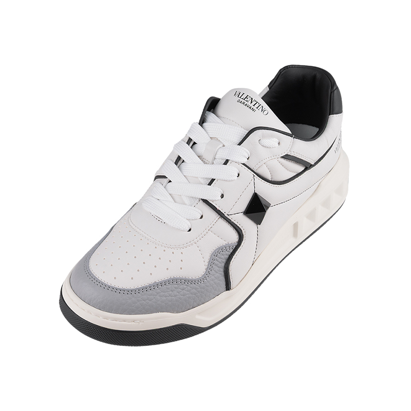 华伦天奴男士系带低帮时尚板鞋