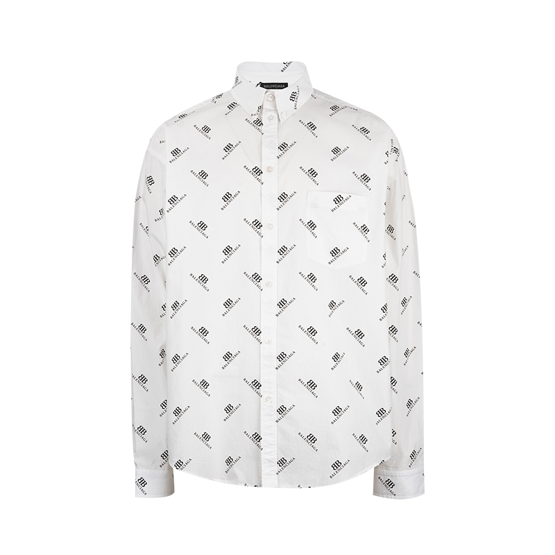 Balenciaga男士长袖衬衫