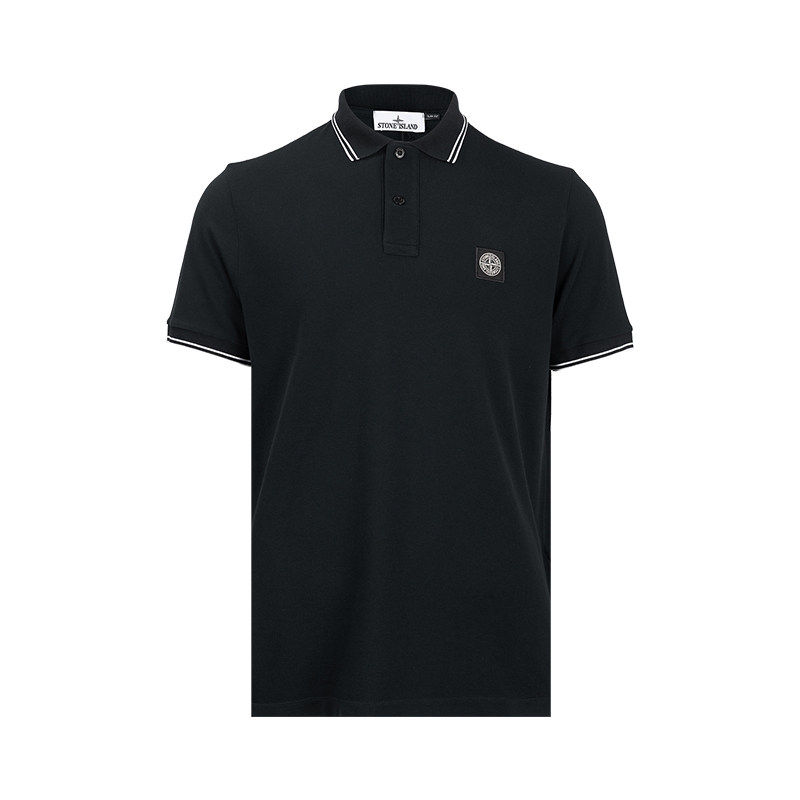 STONE ISLAND石头岛男士条纹纽扣短袖Polo衫男2026年新品XY
