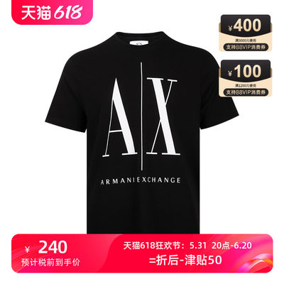 ArmaniExchange短袖男士T恤全棉