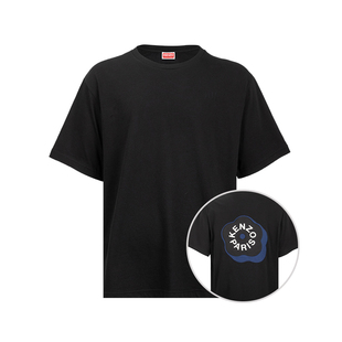 T恤男夏2026年新品 刺绣花卉圆领短袖 经典 KENZO高田贤三男士