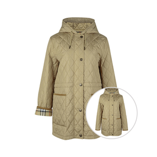 BURBERRY 博柏利女士连帽拉链夹克棉服外套女秋冬2026年新品