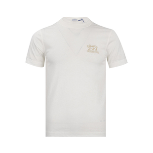 推广 T恤男2026年新品 Burberry博柏利男士 徽标刺绣圆领直筒短袖