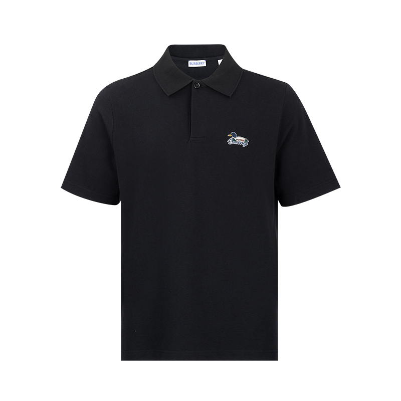 博柏利男士休闲全棉POLO衫