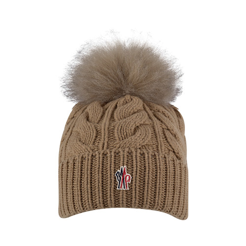 蒙口男女同款羊毛针织绒线帽男女