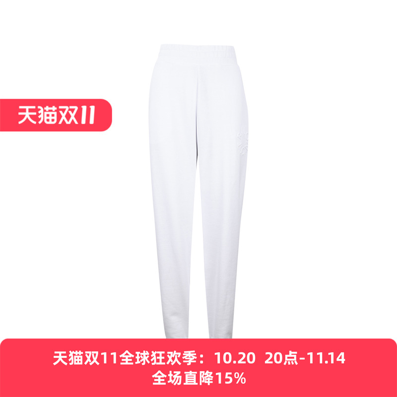 蒙口女士松紧全棉休闲长裤女