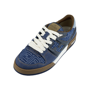 男2026年新品 FF提花圆头系带低帮板鞋 经典 FENDI芬迪男士