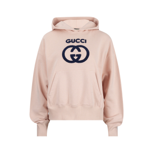 Gucci 卫衣女秋冬 古驰女士Logo字母全棉连帽长袖