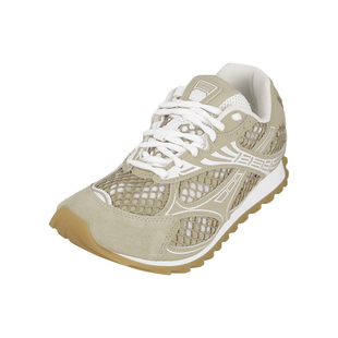 女春秋 绒面革圆头系带低帮休闲鞋 Bottega Veneta葆蝶家女士Orbit