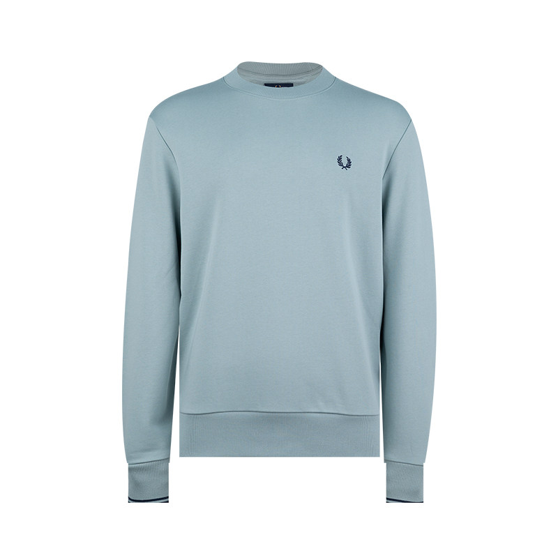 FREDPERRY男士圆领套头长袖卫衣