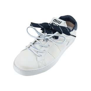 女2026年新品 MIU 系带运动低帮板鞋 拼色做旧款 MIU缪缪女士经典