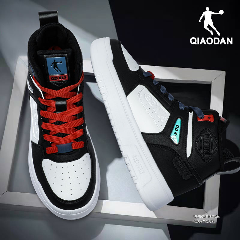 乔丹男鞋高帮防滑板鞋秋季新款