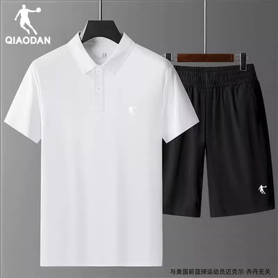 乔丹运动套装男POLO衫2025夏季