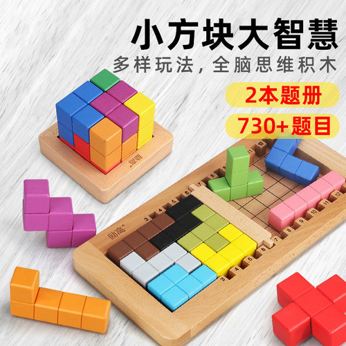 升级版励高方块之谜LIGO俄罗斯方块积木拼图智力开发益智玩具3+ - 封面