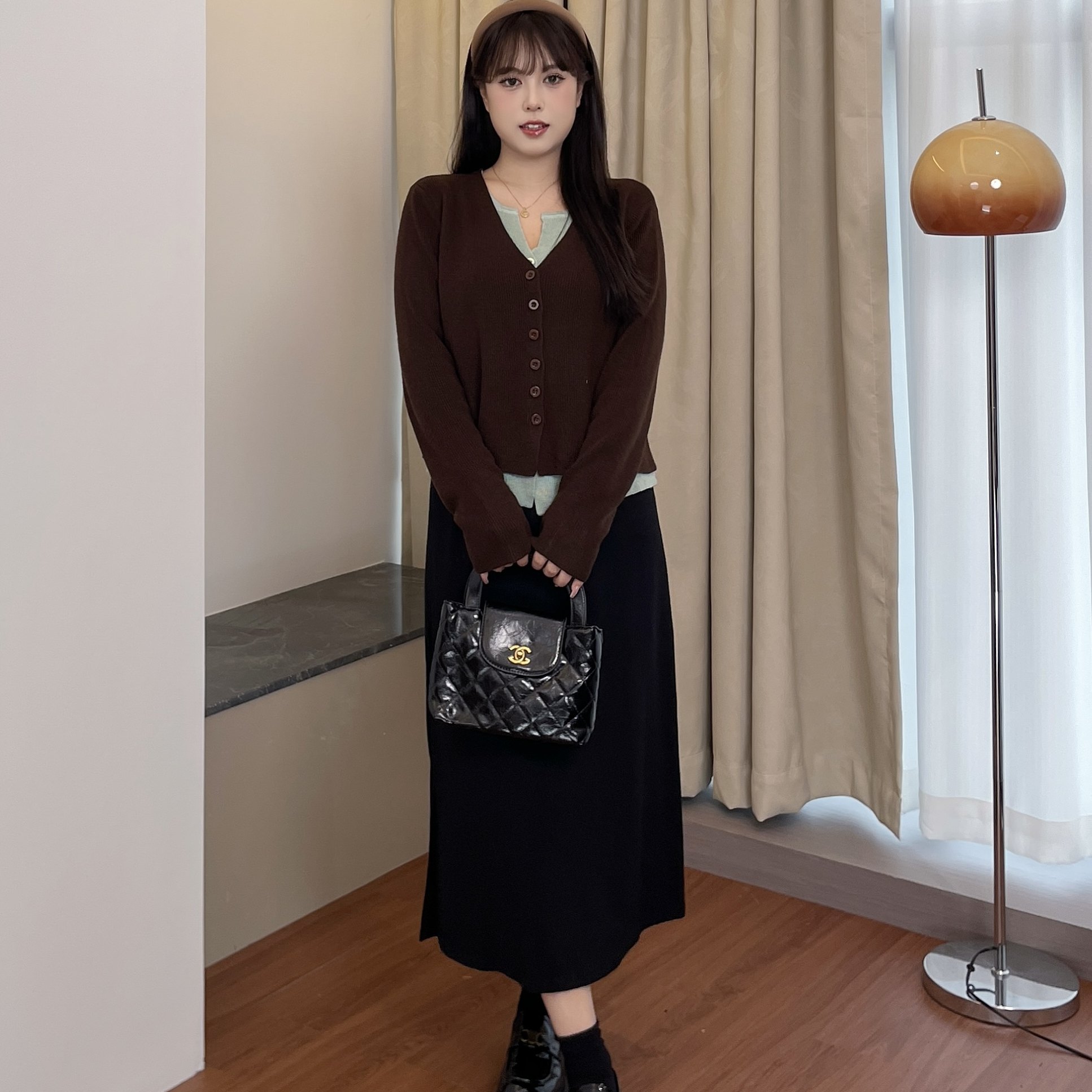 慕翎大码女装2025秋装新款时尚气质胖mm显瘦长袖上衣半身裙两件套,女装/女士精品,大码套装,淘宝优惠券,粉丝福利购,淘宝优惠卷