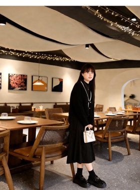慕翎大码女装盘扣毛衣套装胖妹妹MM通勤两件套显瘦气质高级感秋冬