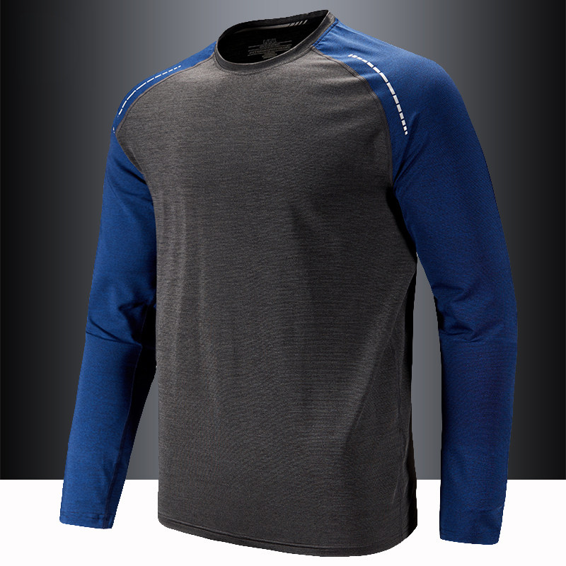 长袖速干衣健身跑步圆领薄款弹力