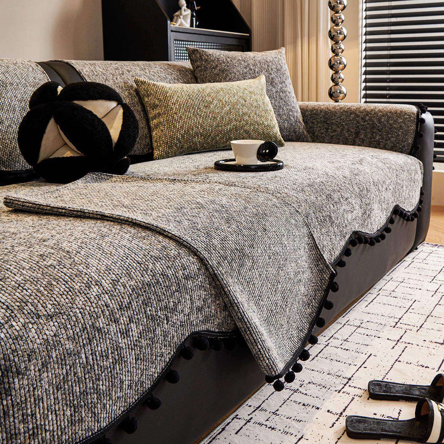 轻奢高级感沙发垫2026新款雪尼尔异形防滑沙发坐垫四季通用盖布巾,居家布艺,沙发垫,淘宝优惠券,粉丝福利购,淘宝优惠卷