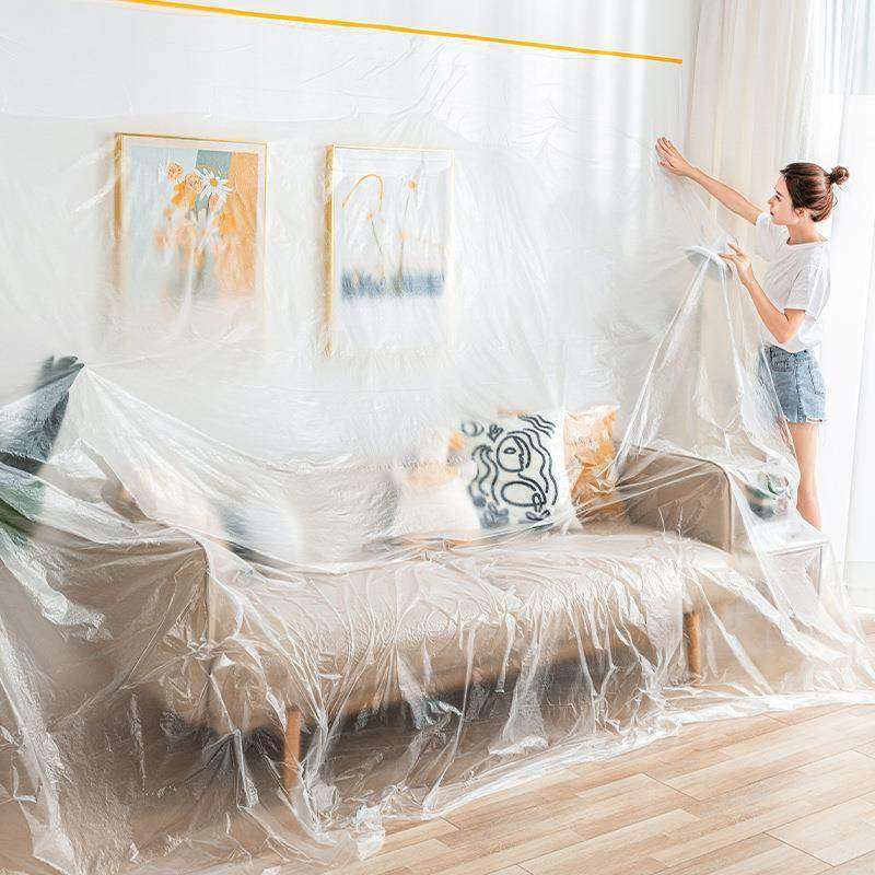 防尘罩沙发防尘膜家具装修一次性防灰尘塑料膜遮尘盖布家用保护膜,居家布艺,一次性防尘罩,淘宝优惠券,粉丝福利购,淘宝优惠卷