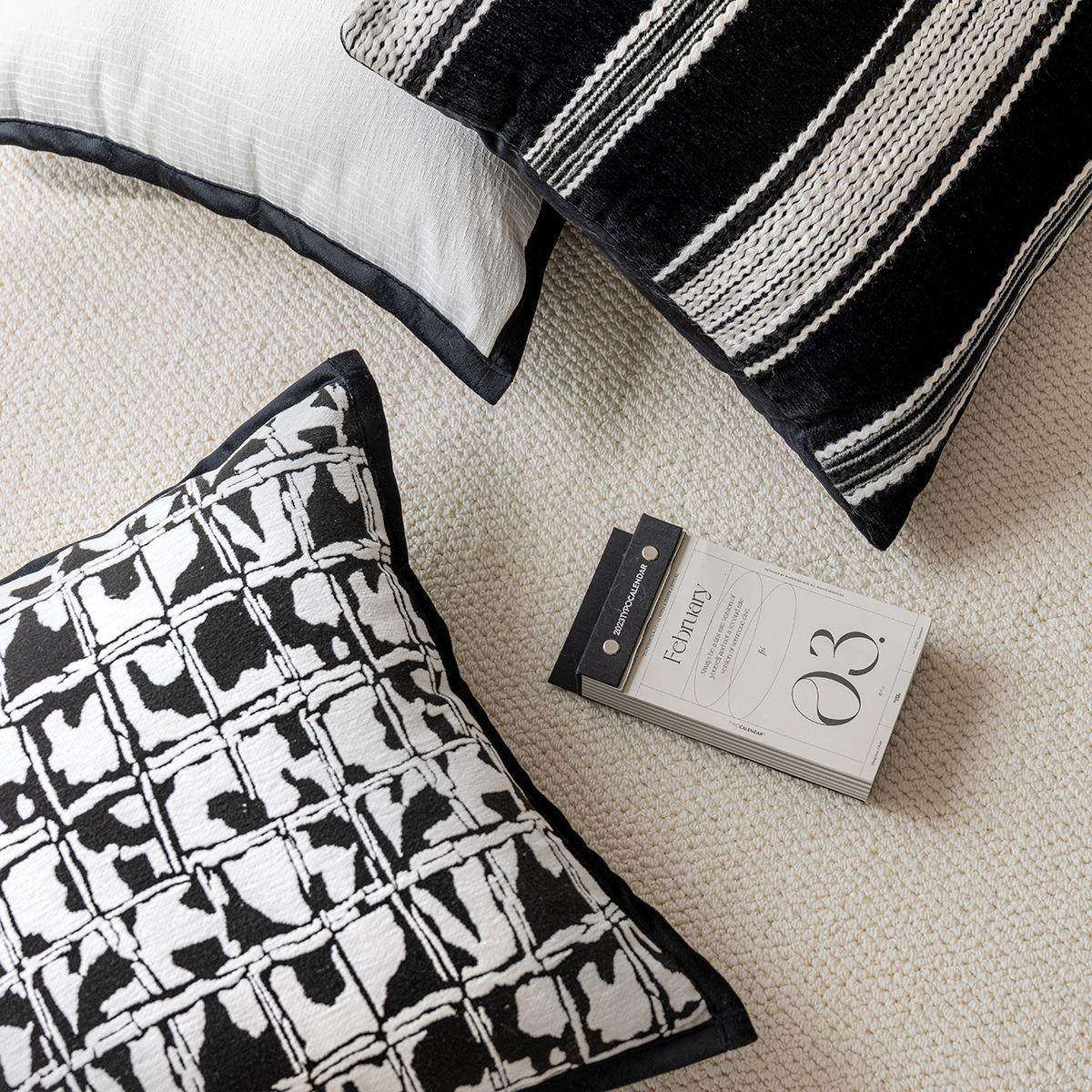 轻奢雪尼尔沙发抱枕套ins风现代简约客厅靠枕床头靠垫床上靠背枕,床上用品,化纤被,淘宝优惠券,粉丝福利购,淘宝优惠卷