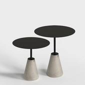 小茶几简约现代创意轻奢卧室书房客厅沙发边上玻璃圆桌茶桌 ins风