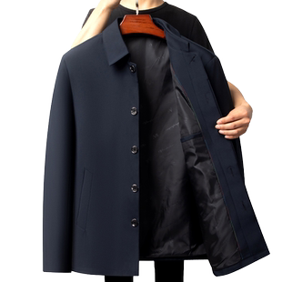 爸爸外套春秋款中老年男装夹克70岁80岁老人爷爷加棉加厚秋装上衣