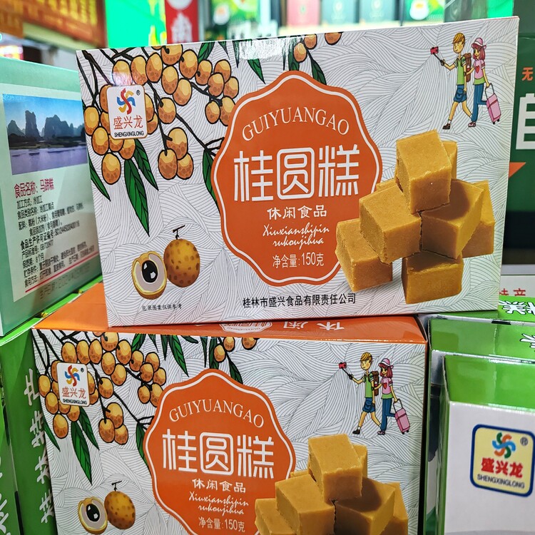 桂林特产纯正桂花糕盛兴龙桂花糕马蹄糕板栗糕 绿豆糕点茶点150克